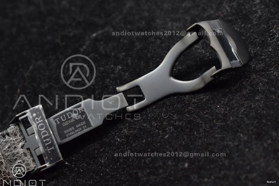 ZF Leather WrinkleFree 1:1 Edition Strap Best Dark 425 on V Bezel DLC Distressed Bay Black Black A2824 Heritage 0716